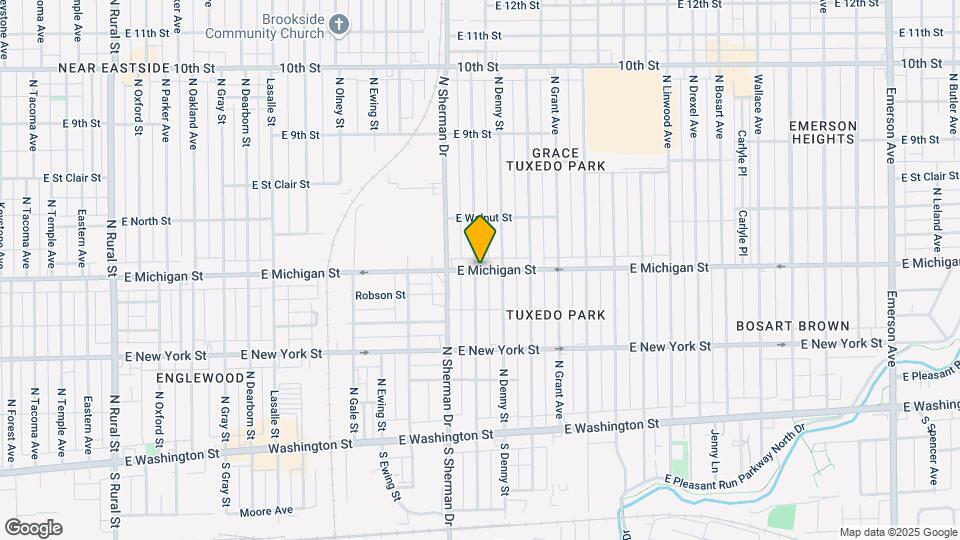3836 E Michigan St Map and Location Details