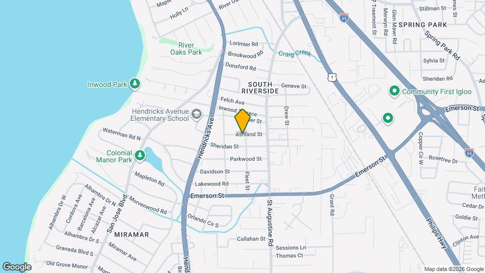 3502 Fleet St Map and Location Details