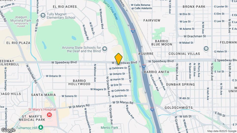 1022 W Delaware St Map and Location Details