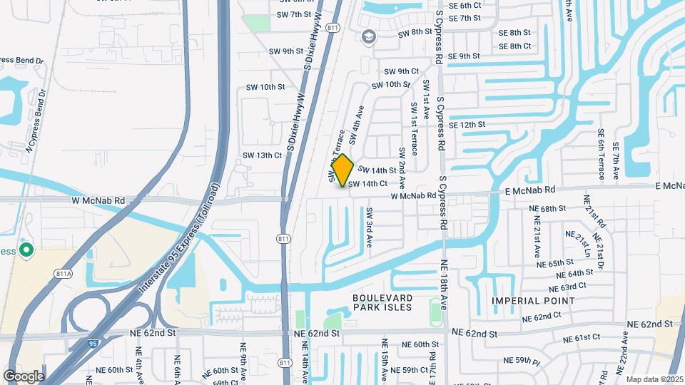 419 SW 15th St Map and Location Details