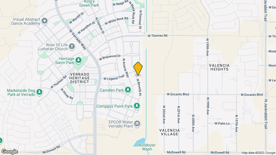 2423 N Beverly Pl Map and Location Details