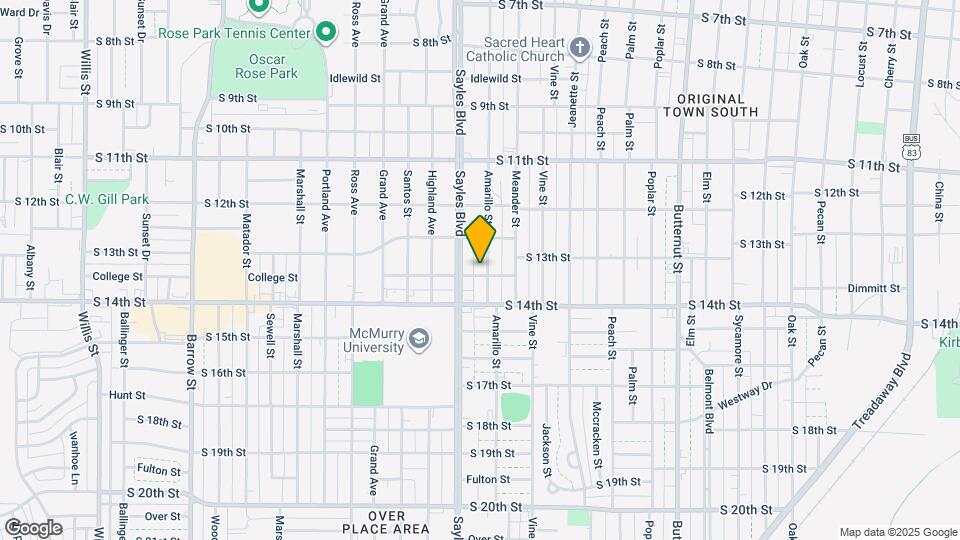 1350 Amarillo St Mapa y Detalles de la Ubicación