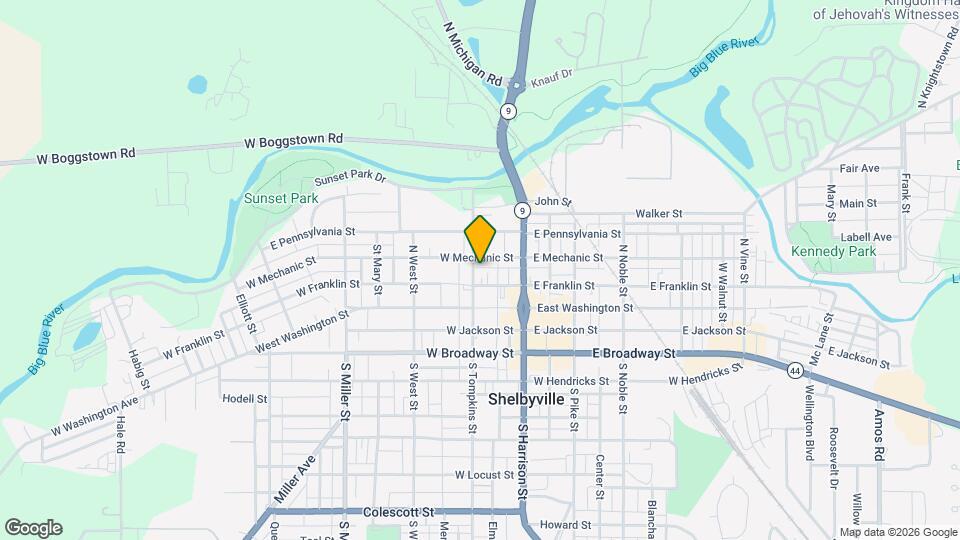 116 N Tompkins St Map and Location Details