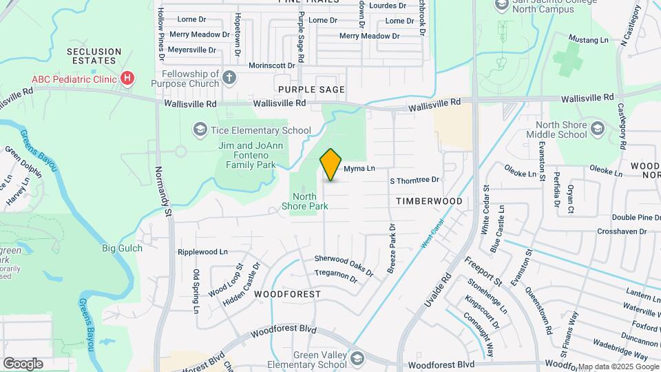 13206 S Thorntree Dr Map and Location Details