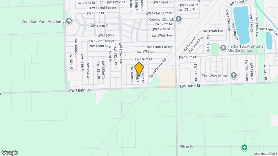 18263 SW 149th Pl Map and Location Details