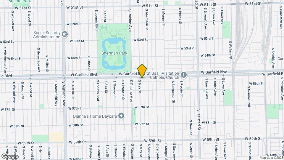 1119 W Garfield Blvd Map and Location Details