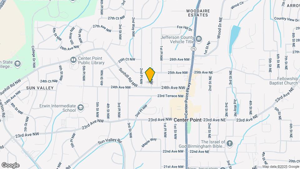 2400 2nd St NW Map and Location Details