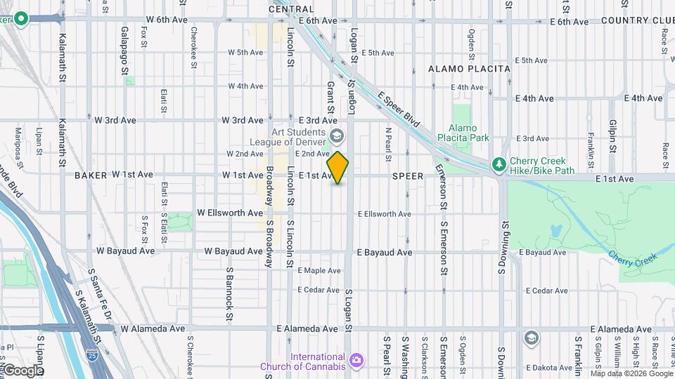 70 N Grant St Mapa y Detalles de la Ubicación