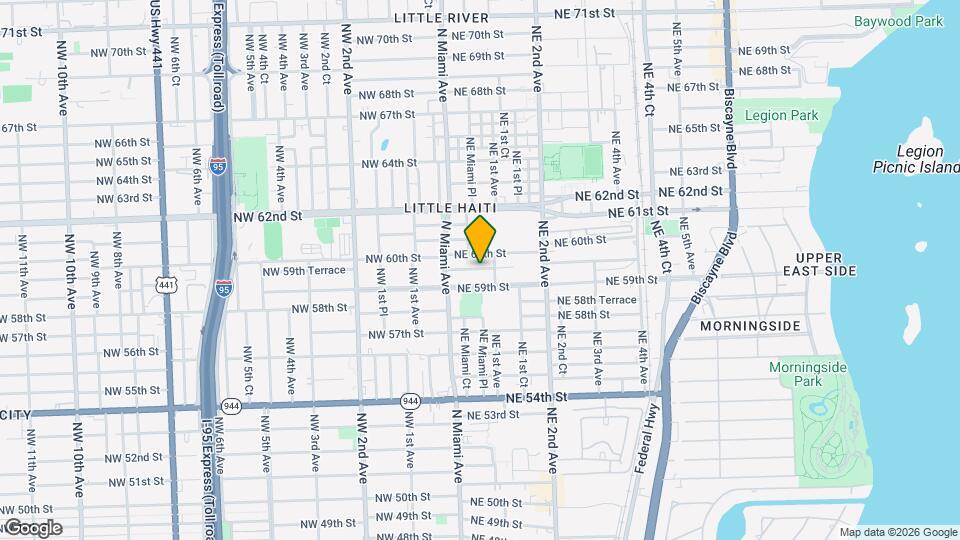 78 NE 59th Terrace Map and Location Details