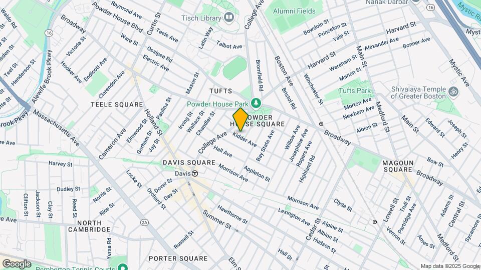 22 Kidder Ave, Unit 1 Map and Location Details
