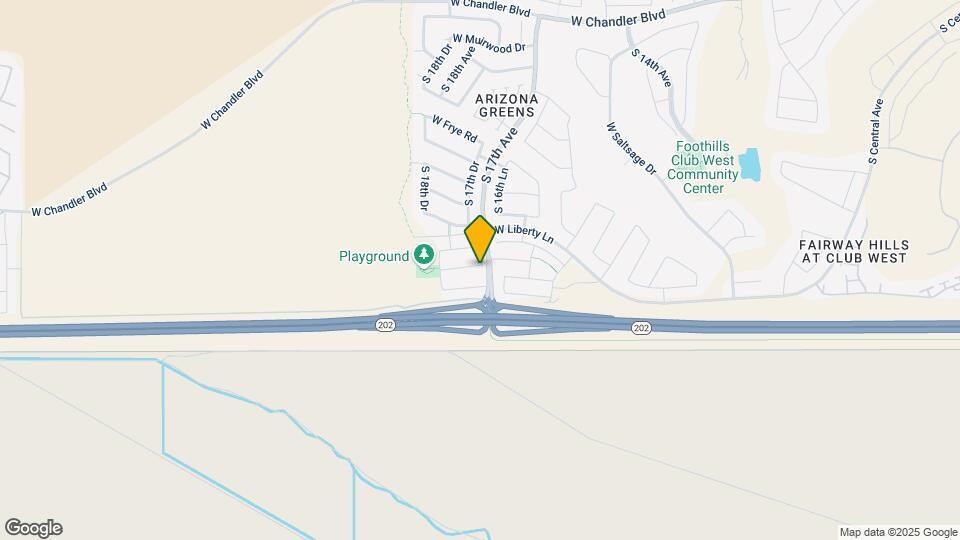 1713 W Cottonwood Ln Map and Location Details