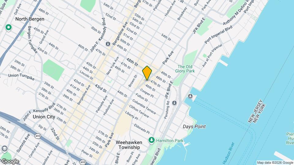 4619 Park Ave Map and Location Details