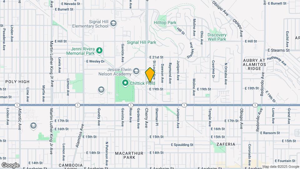 1930 Cherry Ave Map and Location Details