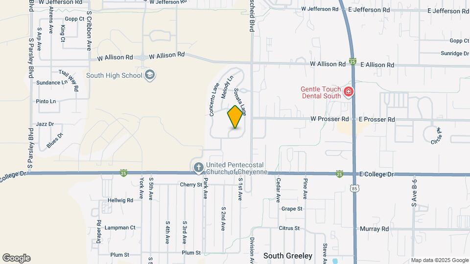 1401 Medley Loop Map and Location Details