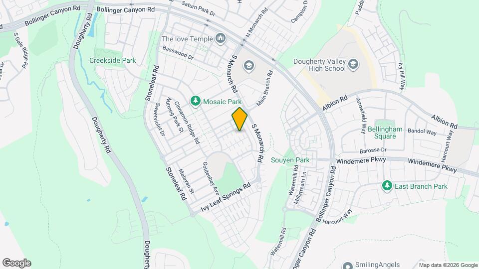 2017 Tarragon Rose Ct Map and Location Details