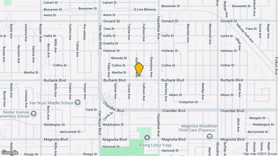 14221 Burbank Blvd Map and Location Details