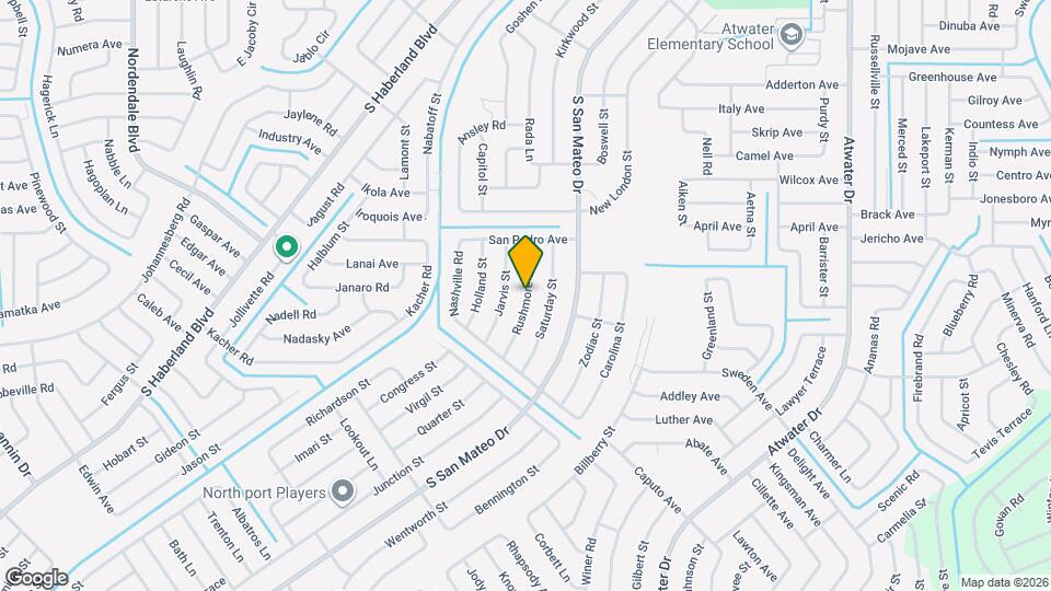 2371 Rushmore St Map and Location Details