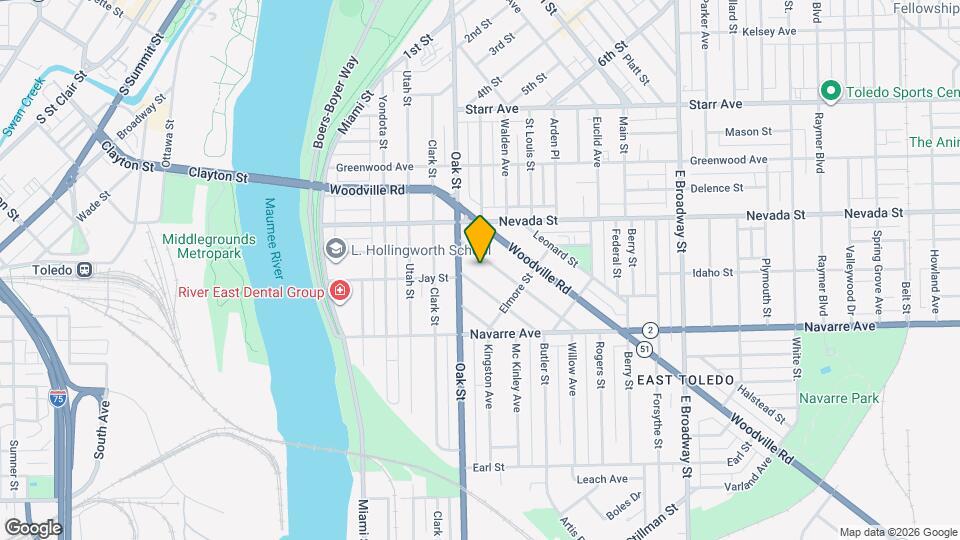 540 Church St Map and Location Details