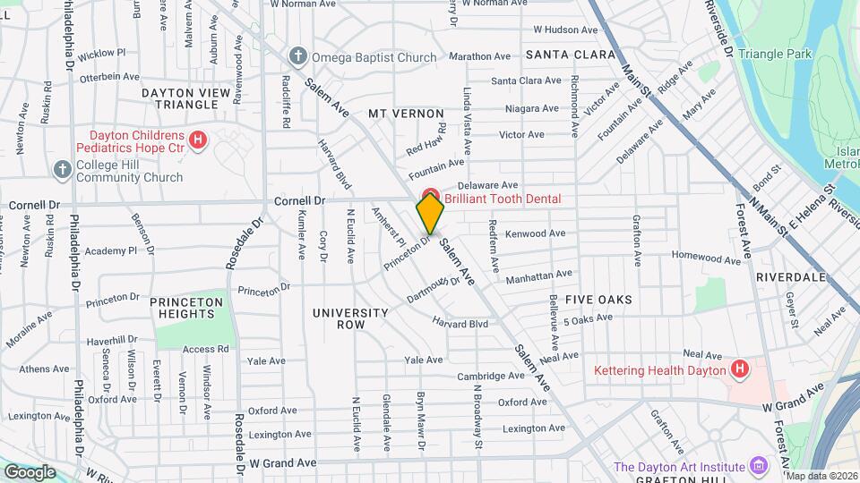 1102 Salem Ave Map and Location Details