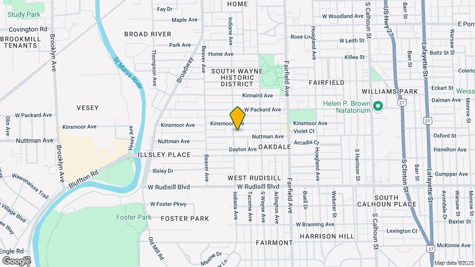 822 Nuttman Ave Mapa y Detalles de la Ubicación
