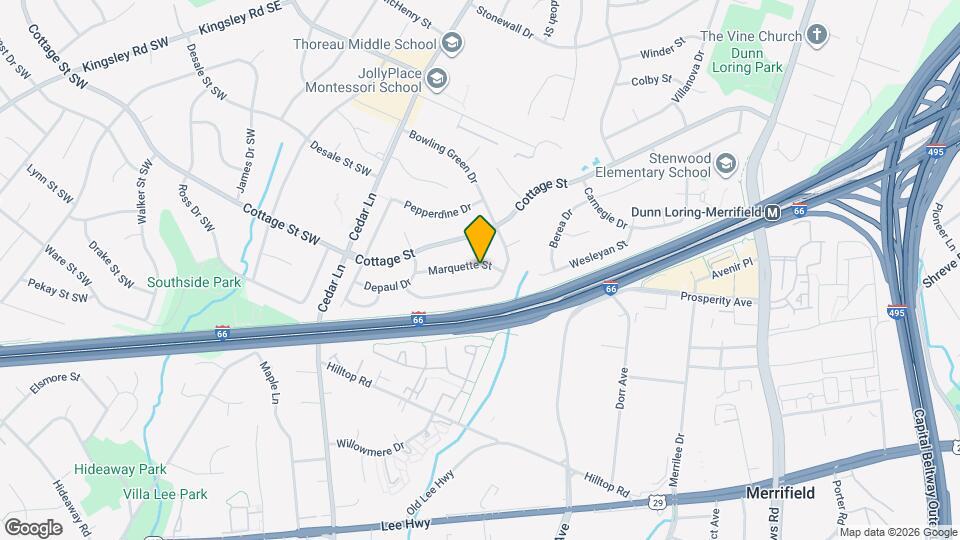 8507 Marquette St Map and Location Details