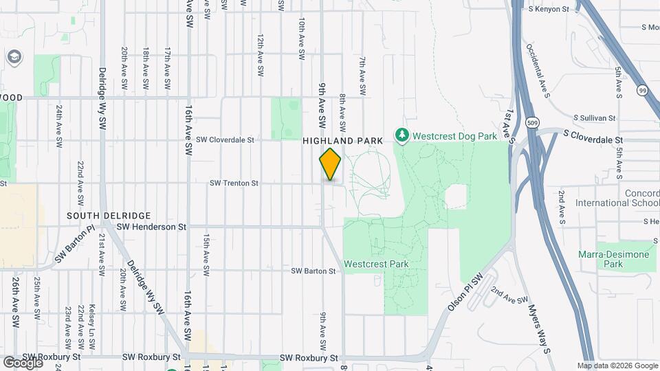825 SW Trenton St Map and Location Details