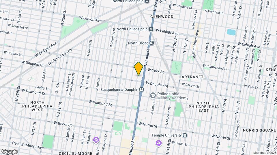 2313 N Carlisle St Map and Location Details