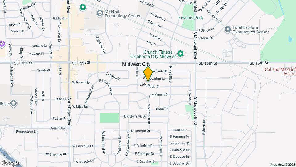 313 E Northrup Dr Map and Location Details