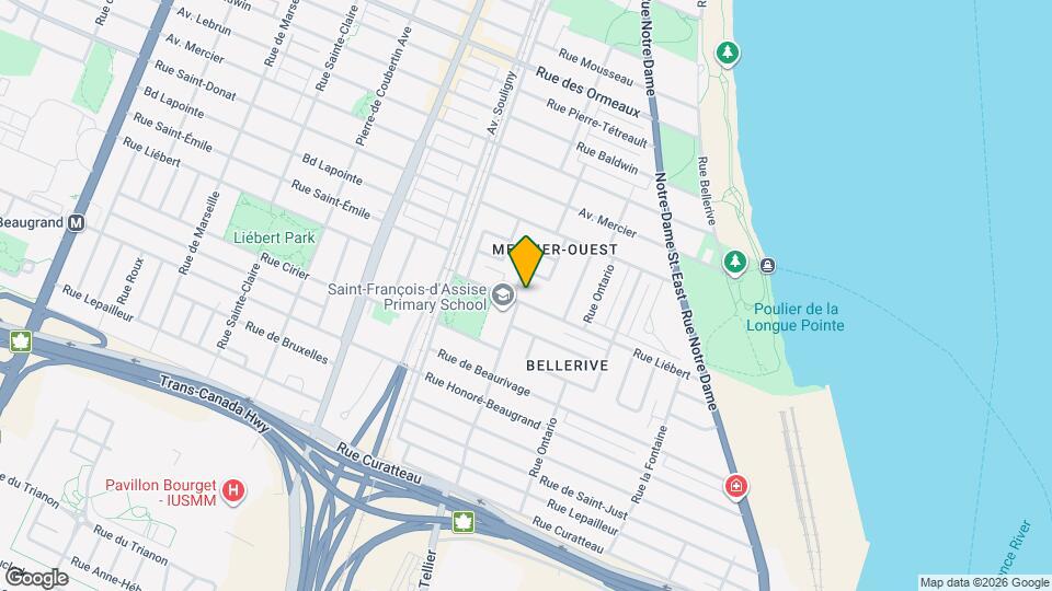 2137 Liébert Rue Map and Location Details