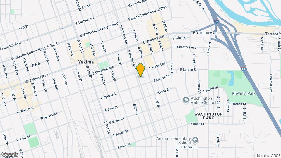 209 S Naches Ave Map and Location Details