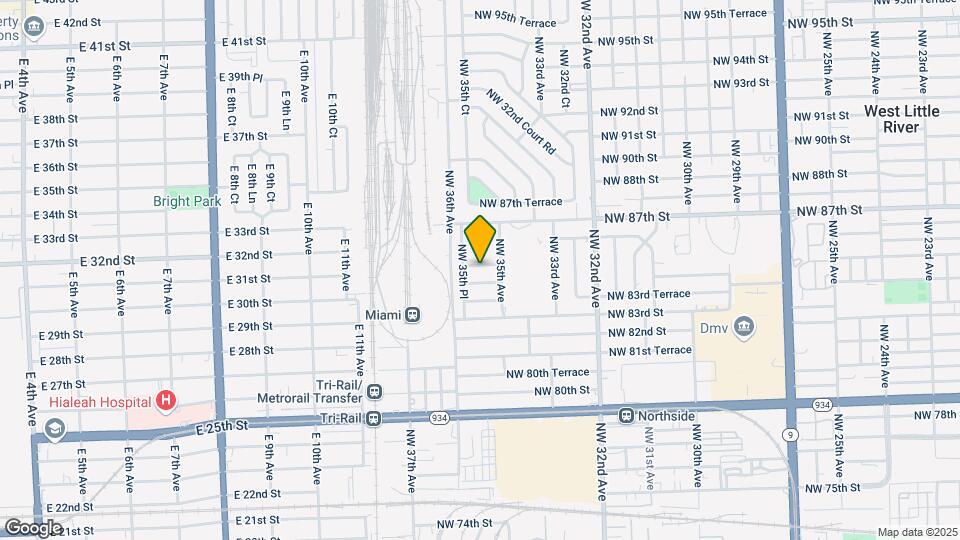 3530 NW 85th Terrace Map and Location Details