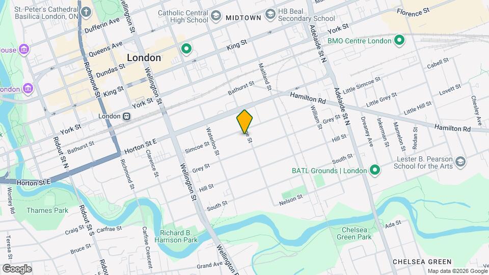 195 Colborne St Map and Location Details