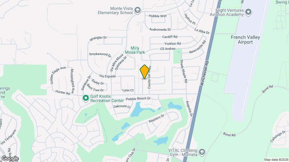 37886 Spyglass Cir Mapa y Detalles de la Ubicación