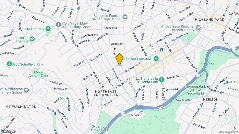 232 N Avenue 53 Mapa y Detalles de la Ubicación
