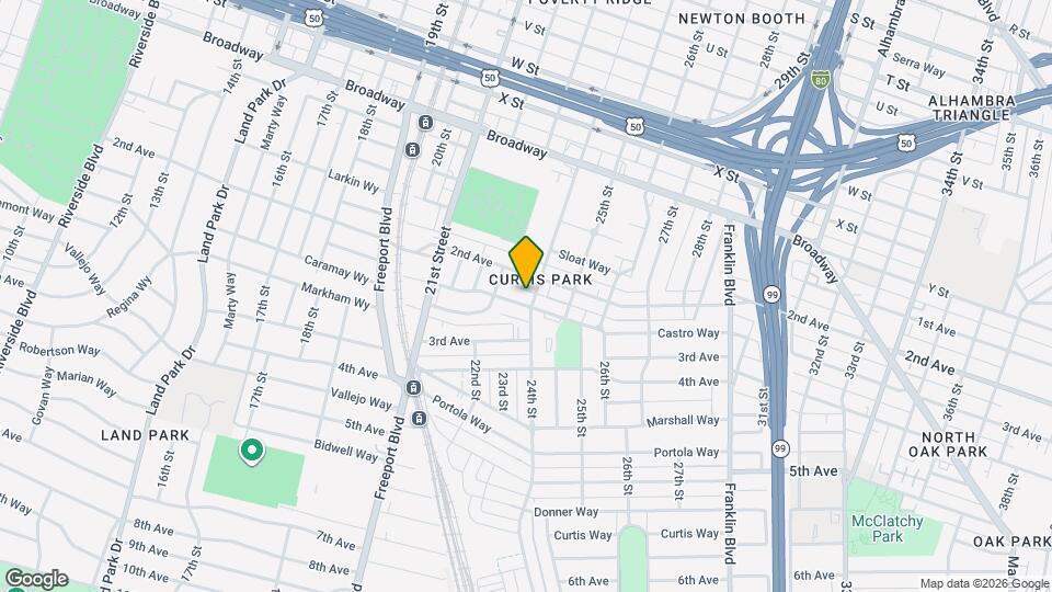 2341 Castro Way Map and Location Details
