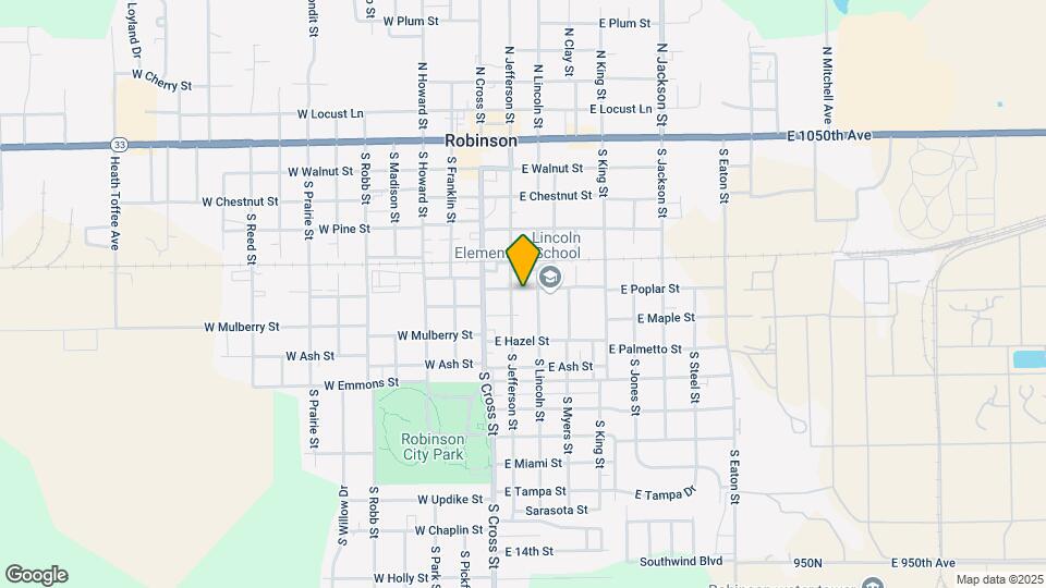 203 E Poplar St Map and Location Details