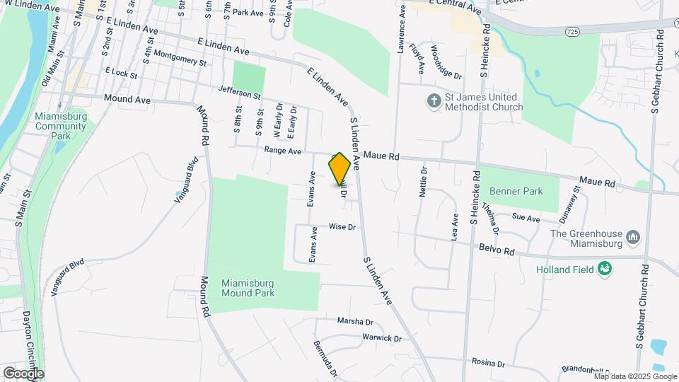 621 Cherry Hill Dr Mapa y Detalles de la Ubicación