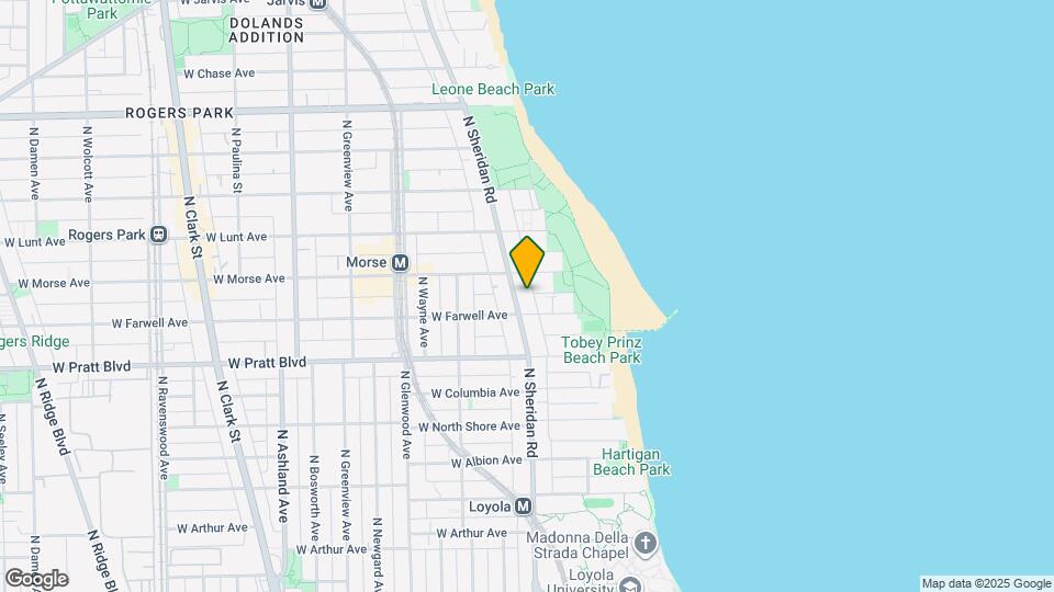 6919 N Sheridan Rd Map and Location Details