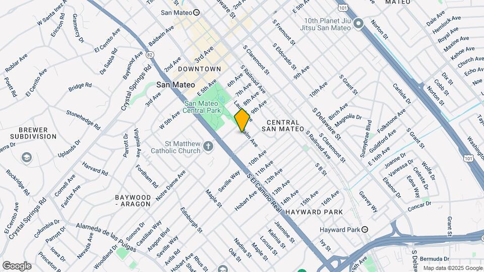920 Palm Ave Map and Location Details