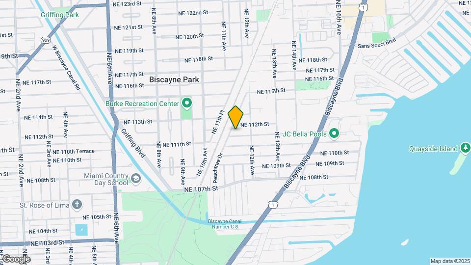 1129 NE 111th St-Unit -2 Map and Location Details