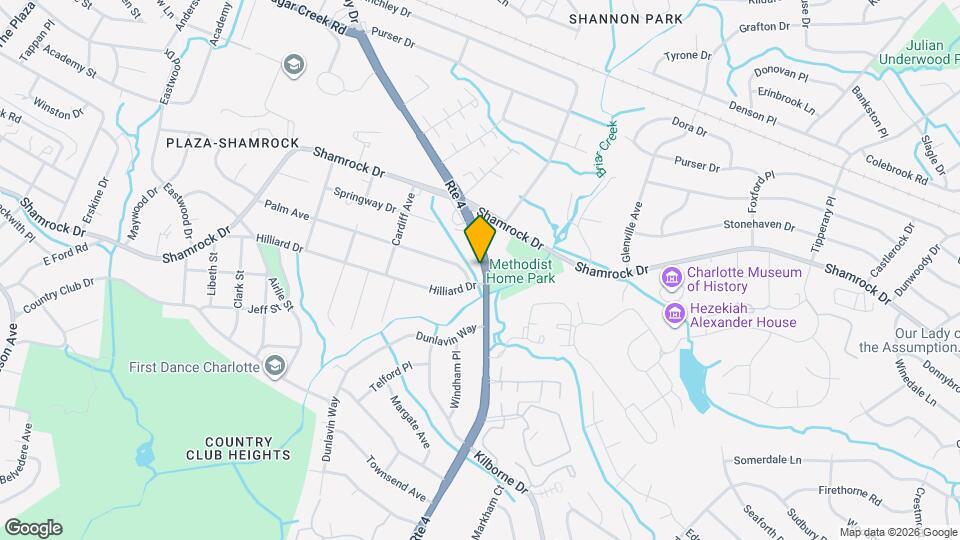 1640 Eastway Dr Map and Location Details