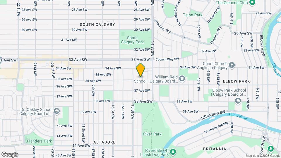 3527 14A St SW Map and Location Details