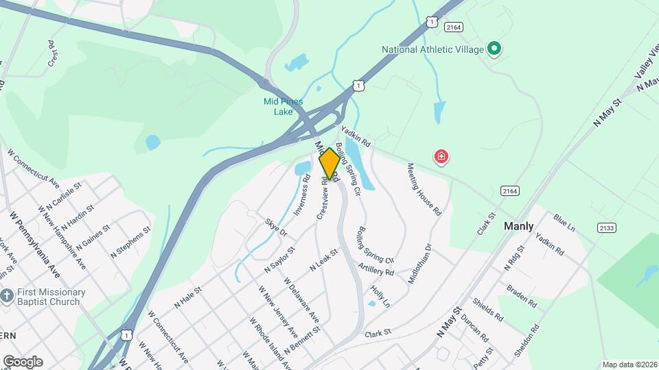 465 Crestview Rd Map and Location Details