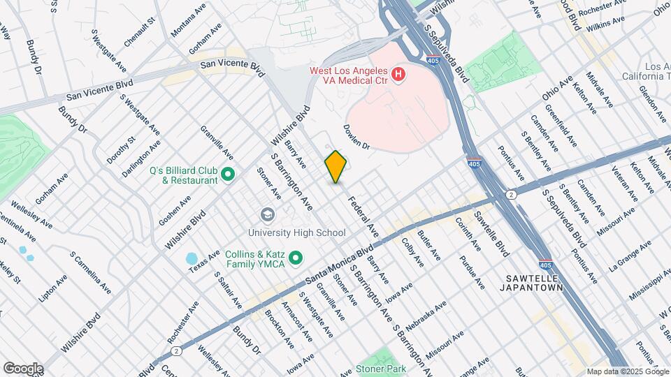 1329 Federal Ave Mapa y Detalles de la Ubicación