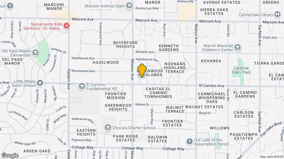 2508 Greenfield Way Mapa y Detalles de la Ubicación