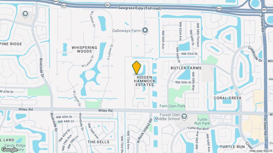 4999 Chardonnay Dr Map and Location Details