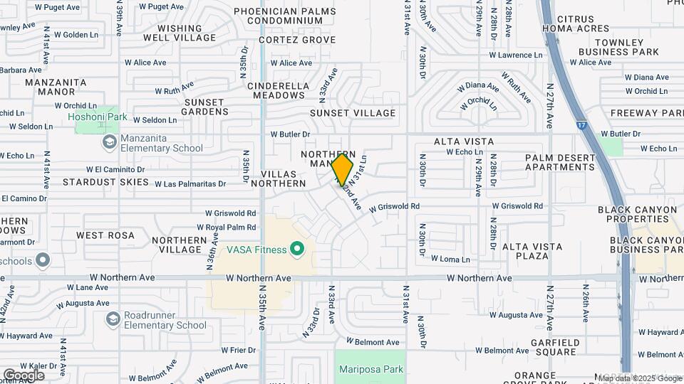 8156 N 32nd Ave Map and Location Details