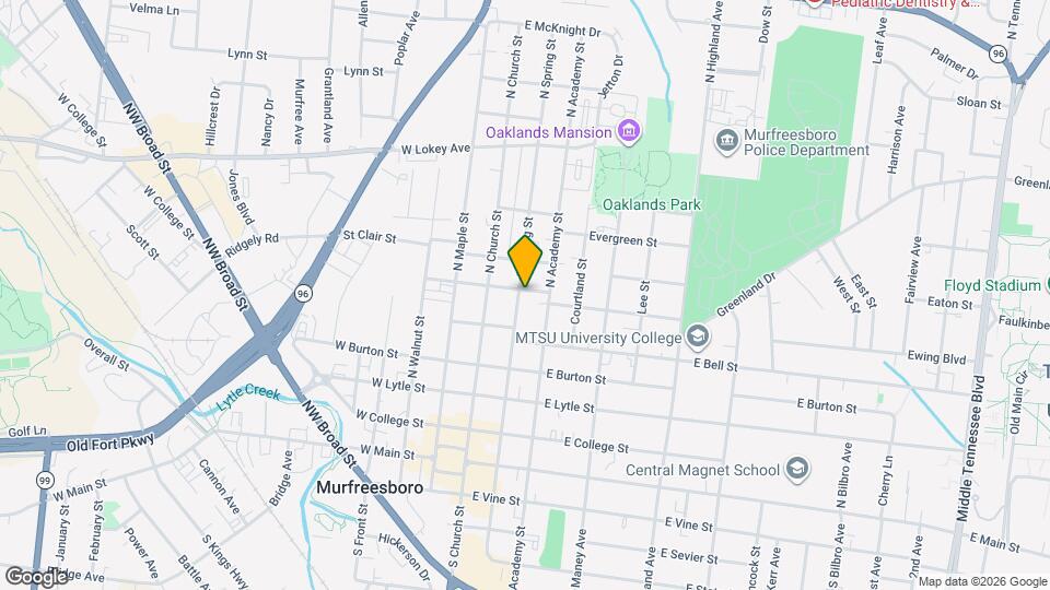 522 N Spring St, Unit 7 Map and Location Details