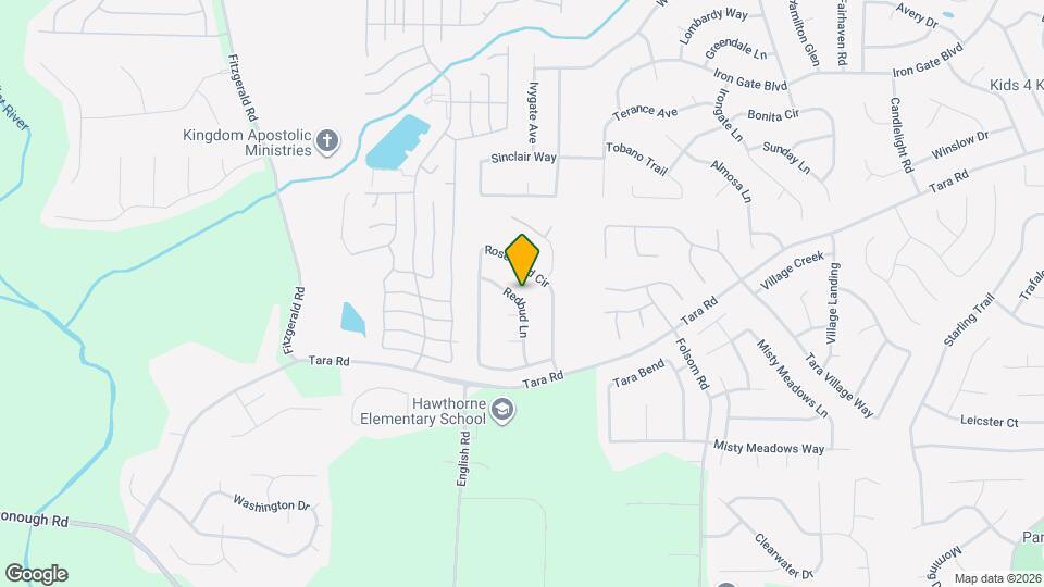 10600 Redbud Ln Map and Location Details