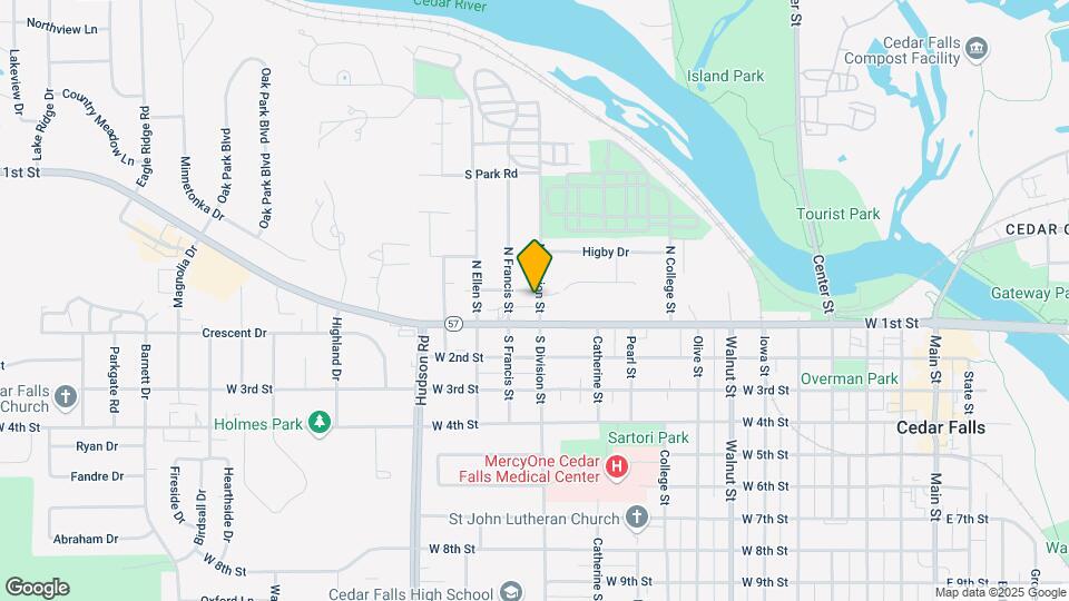 122 N Division St, Unit 122 Map and Location Details